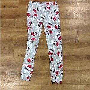 Kids‎ cool sunglasses Santa Print Gray Leggings